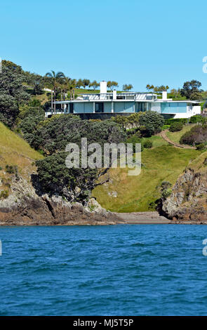 Villen von Waiheke Island Stockfoto