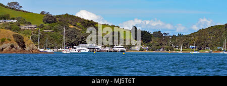 Matiatia Bay Stockfoto