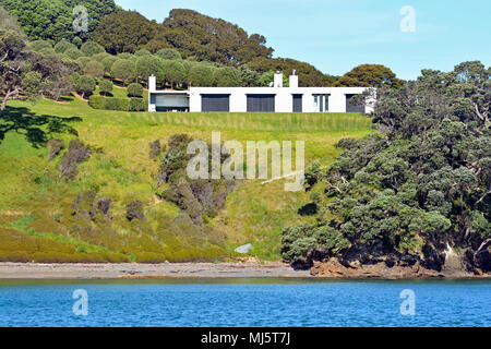 Villen von Waiheke Island Stockfoto