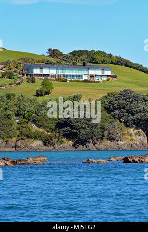 Villen von Waiheke Island Stockfoto