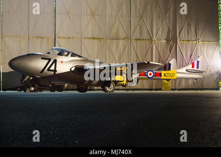 De Havilland Vampire T11 WZ507, G-VTII, Stockfoto