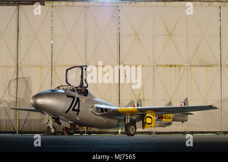 De Havilland Vampire T11 WZ507, G-VTII, Stockfoto