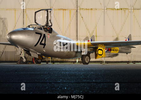 De Havilland Vampire T11 WZ507, G-VTII, Stockfoto