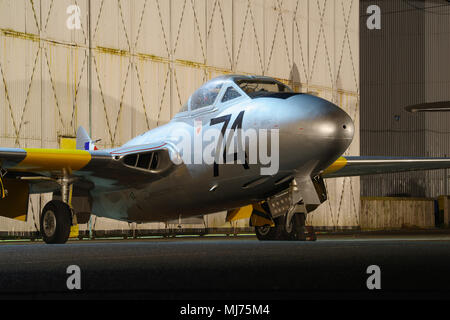 De Havilland Vampire T11 WZ507, G-VTII, Stockfoto