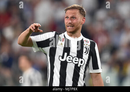 Benedikt Howedes Juventus Turin 22-04-2018 Allianz Stadion Fußball Calcio Serie A 2017/2018 Juventus - Napoli Foto Andrea Staccioli/Insidefoto Stockfoto