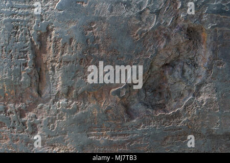 Bronze Hintergrund mit Texturen Stockfoto