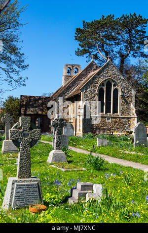 St. Maria die Jungfrau Kirche, Connaught Avenue, Frinton-on-Sea, Essex, England Stockfoto