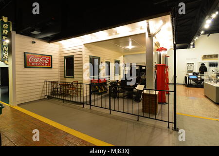 Eine Garage in Augusta, Georgia eingestellt Stockfoto