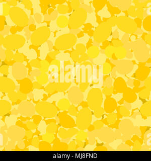 Gelbe Kreise nahtlose Muster. Mosaik Textur Stockfoto