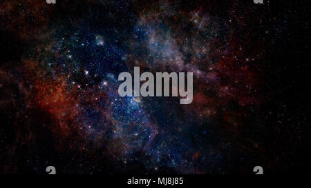 Bunte Raum Nebel. Elemente des Bildes von der NASA eingerichtet. Stockfoto