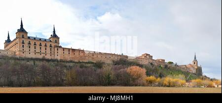 Ducal Palast in Lerma, von Francisco de Mora in Lerma, Kastilien und Leon. Spanien Stockfoto