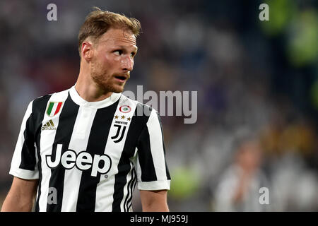 Benedikt Howedes Juventus Turin 22-04-2018 Allianz Stadion Fußball Calcio Serie A 2017/2018 Juventus - Napoli Foto Andrea Staccioli/Insidefoto Stockfoto