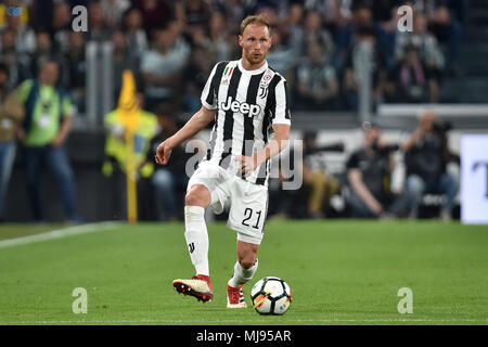 Benedikt Howedes Juventus Turin 22-04-2018 Allianz Stadion Fußball Calcio Serie A 2017/2018 Juventus - Napoli Foto Andrea Staccioli/Insidefoto Stockfoto