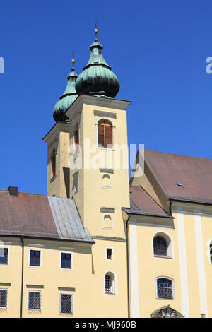 Österreich - Kloster der Benediktiner in Lambach, Oberösterreich Stockfoto