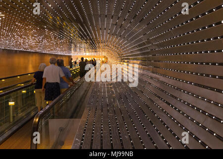 Multiversum, LED-Installation, Leo Villareal, 2008, zwischen Ost und West Builldings, National Gallery, Washington DC, USA, Nordamerika Stockfoto