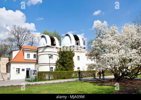 Stefanikova Hvezdarna, Ruzova Zahrada, Petrin, Praha, Ceska republika Stockfoto