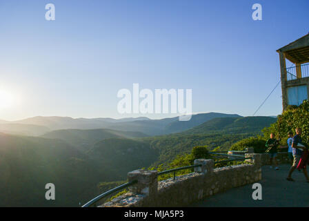 Alpes Maritimes, - Saint Cézaire-sur-Siagne View Point, Frankreich Stockfoto