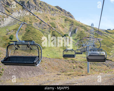 Bild der Standseilbahn in Hang Stockfoto
