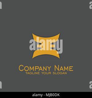 Logo, Buchstabe E logo, Business Logo, Vector Icons. Stock Vektor