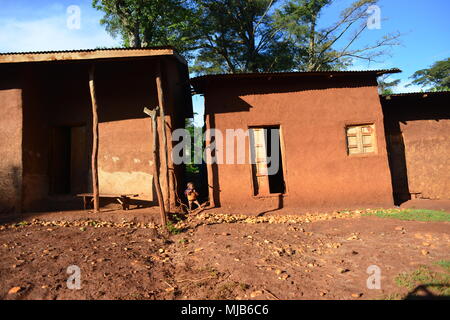 Ein Blick auf die Stadt, Shakiso Oromia, Äthiopien Stockfoto