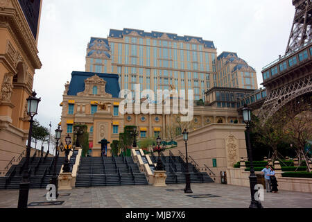 Die Pariser Macau Hotel Resort und Casino, Cotai Strip, Macau, China Stockfoto