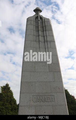 Anzac Day Vorbereitungen, die Menin-tor Belgien Stockfoto