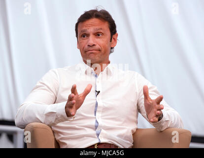 Markieren Ramprakash der Cricketer in Oxford Arts Festival Stockfoto