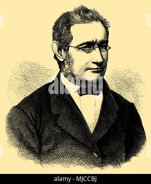 Julius Robert von Mayer (25. November 1814 geboren, starb am 20. März 1878), Stockfoto