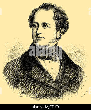 Thomas Moore (28. Mai 1779 geboren, gestorben 25.[26] Im Februar 1852), Stockfoto