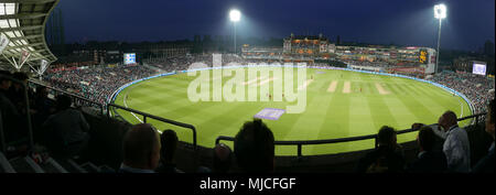 England spielen limited Overs match v West Indies, Tag Nacht Spiel Cricket am Oval 2017 Stockfoto