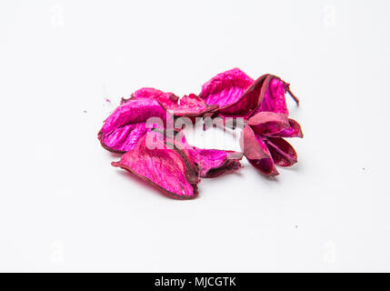 Rosa Potpourri, getrocknete Blütenblätter Stockfoto