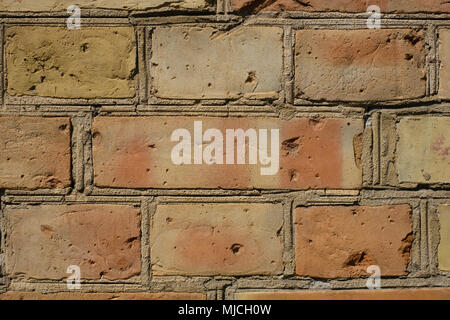 Stein in der Mauer - Mauer closeup Stockfoto