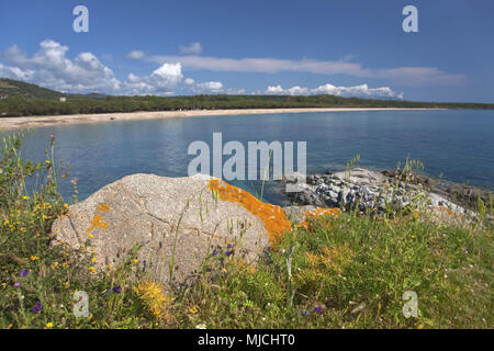 Italien, Sardinien, Ostküste, Bari Sardo Ogliastra Torre di Bari, Marina di Bari, Küste, Stockfoto