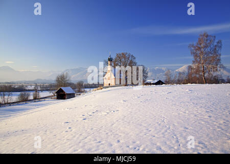 Ramsach Kapelle in Murnau am Staffelsee, Oberbayern, Bayern, Deutschland, Stockfoto