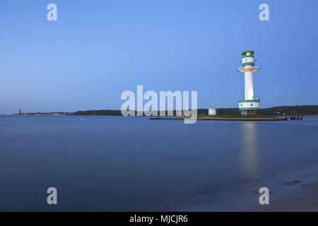 Leuchtturm Friedrichsort in der Kieler Förde, Kiel, Schleswig-Holstein, Norddeutschland, Deutschland, Stockfoto