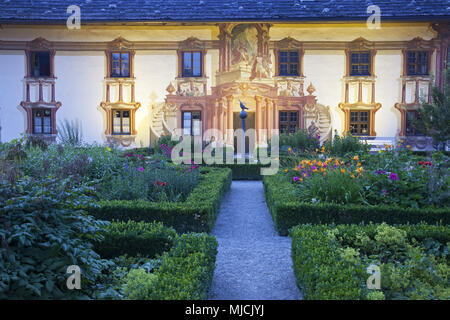 Pilatus Haus in Oberammergau, Oberbayern, Bayern, Deutschland, Stockfoto