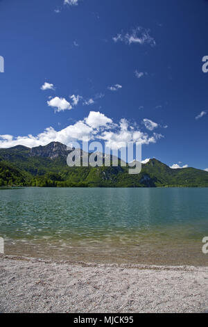 Sommer am See Kochelsee Kochel am See, Oberbayern, Bayern, Deutschland, Stockfoto