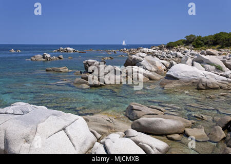 Italien, Sardinien, Ostküste, Bari Sardo Ogliastra Torre di Bari, Marina di Bari, Lido di Cea, Stockfoto