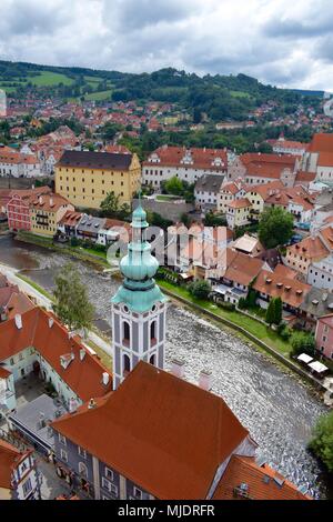 Cesky Krumlov, Tschechische Republik Stockfoto