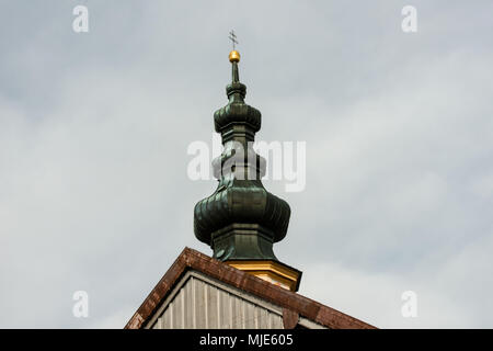 Kirchturm St. Leonhard am Wonneberg Stockfoto