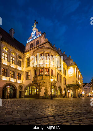 Hofbräuhaus am Platzl, München, Oberbayern, Bayern, Deutschland, Europa Stockfoto