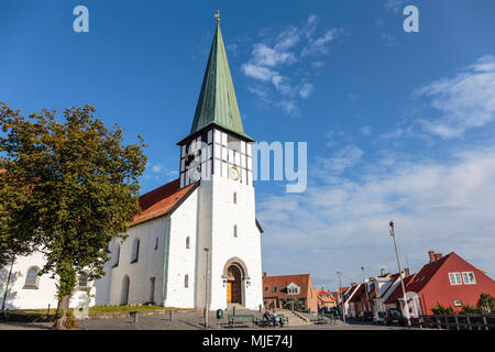 Die St. Nicolai Kirche in Rønne, Europa, Dänemark, Bornholm, Stockfoto