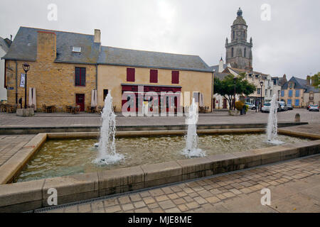 Le Croisic, Brunnen in der Mitte des Dorfes Stockfoto