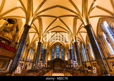 England, London, The Strand, der Temple Church Stockfoto