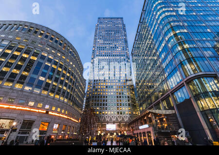 England, London, Canary Wharf Stockfoto