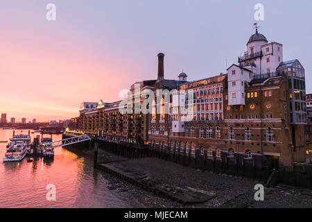 England, London, Southwark, Butlers Wharf Gebäude Stockfoto