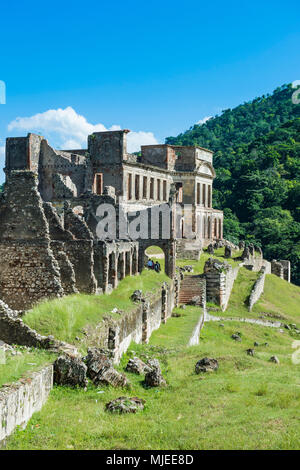 Unesco-Welterbe Schloss Sans Souci, Haiti, Karibik Stockfoto