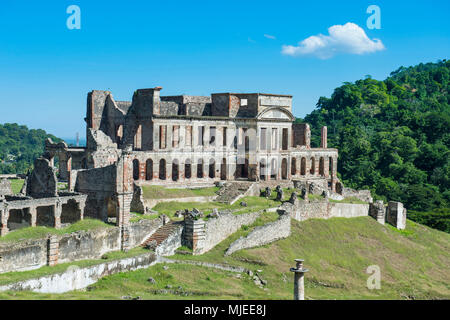 Unesco-Welterbe Schloss Sans Souci, Haiti, Karibik Stockfoto