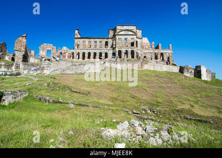 Unesco-Welterbe Schloss Sans Souci, Haiti, Karibik Stockfoto