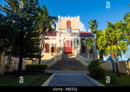 Frederick Lutheran Church, Charlotte Amalie Hauptstadt von St. Thomas, US Virgin Islands Stockfoto